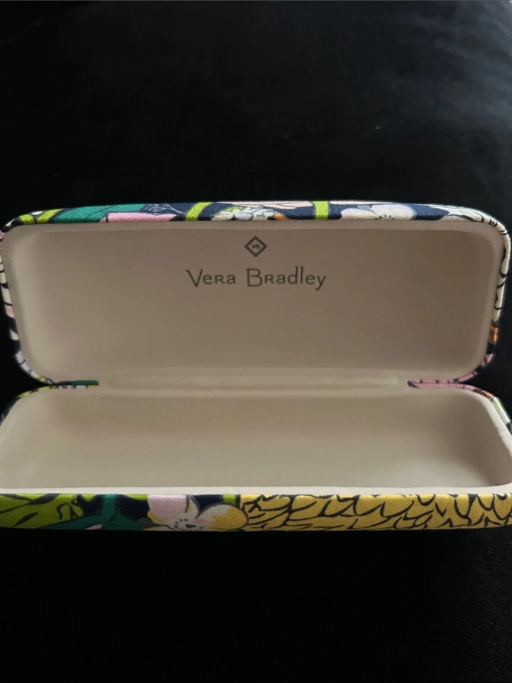Vera Bradley Floral Eyeglass Case - Peach, Pink & Green